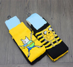 Anime Cartoon Adventure Times Socks Yellow Street Cosplay Comics Women Men Socks Party Novelty Funny Spring Autumn Casual Socks