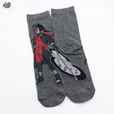 Anime Naruto Akatsuki Itachi Long Sock Cosplay Props Halloween Cotton Adult Cartoon Gift