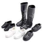 4 Pairs/set Clothes Accessories Dress Up For  Friend Dolls Cusp Shoes Sneakers Knee High Boots For  Boyfriend Ken doll