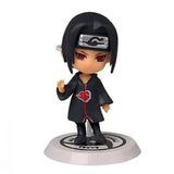 Naruto Action Figure Toys 12 Styles Q style Zabuza Haku Kakashi Sasuke Naruto Sakura PVC Model Doll Collection Kids Toy 1PCS/lot