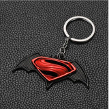 1PC Key Chain Gift Toys Marvel Avengers Metal Captain American Shield Keychain Superman Spiderman Batman Mask Keyring Toys