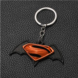 1PC Key Chain Gift Toys Marvel Avengers Metal Captain American Shield Keychain Superman Spiderman Batman Mask Keyring Toys