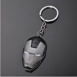 1PC Key Chain Gift Toys Marvel Avengers Metal Captain American Shield Keychain Superman Spiderman Batman Mask Keyring Toys