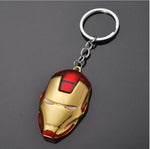 1PC Key Chain Gift Toys Marvel Avengers Metal Captain American Shield Keychain Superman Spiderman Batman Mask Keyring Toys