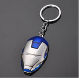 1PC Key Chain Gift Toys Marvel Avengers Metal Captain American Shield Keychain Superman Spiderman Batman Mask Keyring Toys