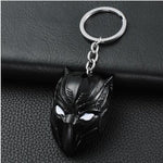 1PC Key Chain Gift Toys Marvel Avengers Metal Captain American Shield Keychain Superman Spiderman Batman Mask Keyring Toys