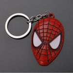 1PC Key Chain Gift Toys Marvel Avengers Metal Captain American Shield Keychain Superman Spiderman Batman Mask Keyring Toys