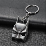 1PC Key Chain Gift Toys Marvel Avengers Metal Captain American Shield Keychain Superman Spiderman Batman Mask Keyring Toys