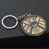 1PC Key Chain Gift Toys Marvel Avengers Metal Captain American Shield Keychain Superman Spiderman Batman Mask Keyring Toys