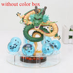 15cm Dragon Ball Z Action Figures Shenron Dragonball Z Figures Set Esferas Del Dragon+7pcs 3.5cm Balls+Shelf Figuras DBZ