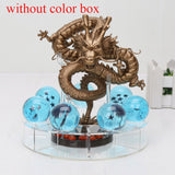 15cm Dragon Ball Z Action Figures Shenron Dragonball Z Figures Set Esferas Del Dragon+7pcs 3.5cm Balls+Shelf Figuras DBZ