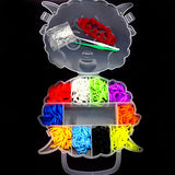 600pcs Colorful Rubber Loom Bands Weave Elastic Make Bracelet Tool DIY set Kit Box Girls Gift Kids Toys for Children 8 10 year