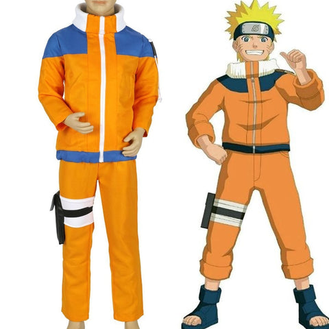 Calssic Anime Cosplay   Naruto children Cosplay Costumes juvenile Uzumaki Naruto kids  European size Free Shipping