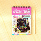 1PC Scratch Note Children's Creative DIY Scratch Painting Colorful Graffiti Notebook Creative DIY Environmental Friendly Puzzle