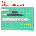 Hobby Modelling Tools Set Model DIY Accessories Cutting Mat Self Healing Grinding Machine Polishing Tools Kit For Gundam