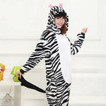 Adult/Kids Winter Woman Whole Pajamas Unicorn Stitch Costume Fancy Animal Anime Cosplay One piece Jumpsuit   Halloween Onesie