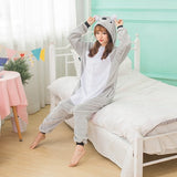 Adult/Kids Winter Woman Whole Pajamas Unicorn Stitch Costume Fancy Animal Anime Cosplay One piece Jumpsuit   Halloween Onesie