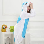 Adult/Kids Winter Woman Whole Pajamas Unicorn Stitch Costume Fancy Animal Anime Cosplay One piece Jumpsuit   Halloween Onesie