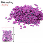 200Pcs Slime Addition Soft Fimo Fruit Slices for Charms Beads DIY Nail Mobile Beauty Powder in Slime Supplies Sprinkles