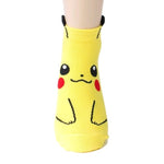 Anime Pokemon Pikachu Charmander Psyduck Squirtle Casual socks 3D printed nude socks Cute Harajuku Animal Elf Socks Cosplay pet