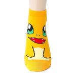 Anime Pokemon Pikachu Charmander Psyduck Squirtle Casual socks 3D printed nude socks Cute Harajuku Animal Elf Socks Cosplay pet