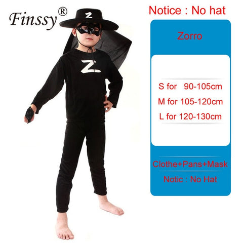 Zorro Halloween Costumes, Zorro Costume Kids