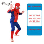 Red spiderman costume Bat black spiderman superman Zorro halloween costumes for kids superhero capes anime cosplay carnival cost