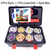 Tops Set Launchers Beyblade Toys Toupie Metal God Burst Spinning Top Bey Blade Blades Toy bay blade bables