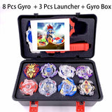 Tops Set Launchers Beyblade Toys Toupie Metal God Burst Spinning Top Bey Blade Blades Toy bay blade bables